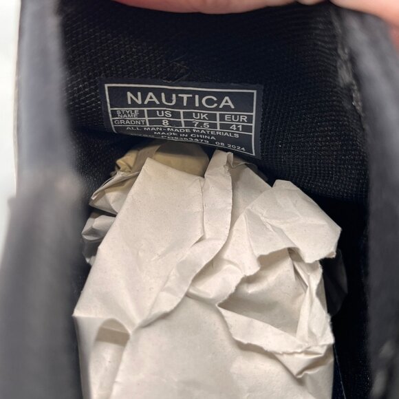 Nautica Grandt Men’s Size 8 Black Casual Pull On Chukka Boots Round Toe main image 4